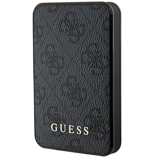 Guess 4G Læder Powerbank 5000mAh Sort