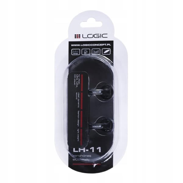 Logic Concept LH-11 In-ear høretelefoner Sort