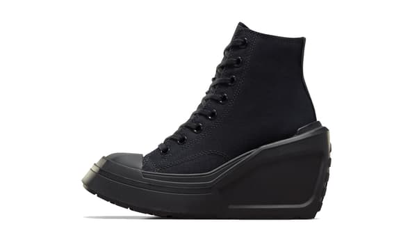 Converse chuck 70 de luxe wedge sneakers sort