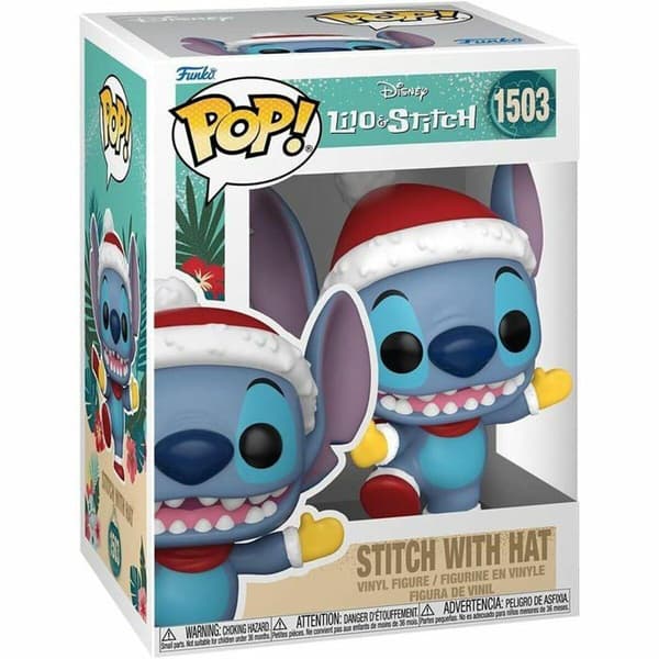 Funko Stitch Noël jouluhatulla