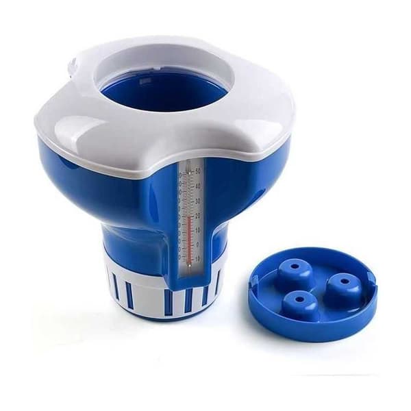 BSI klor dispenser med termometer blå/vit