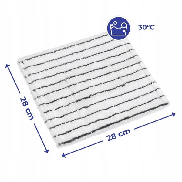 Maximex speedy mop pads sæt af 2 mikrofiberpuder