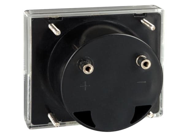 Velleman aim701000 analog panelmeter 1A DC svart/vit