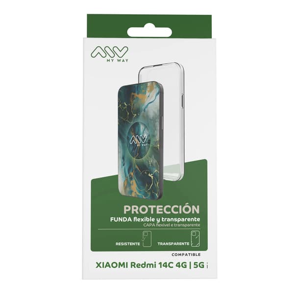myway phone case redmi 14c transparent