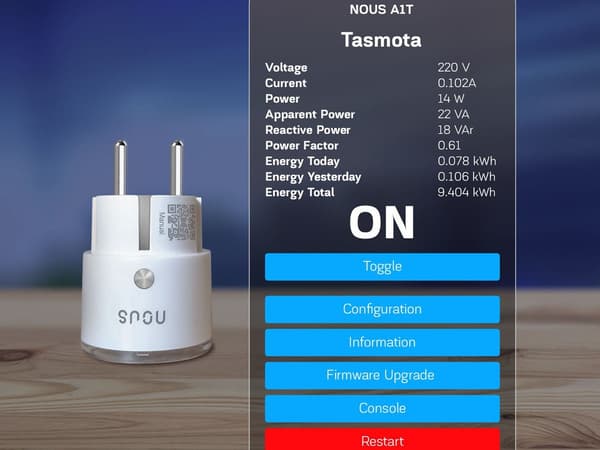 Nous A1T smart stik vit 2-pak