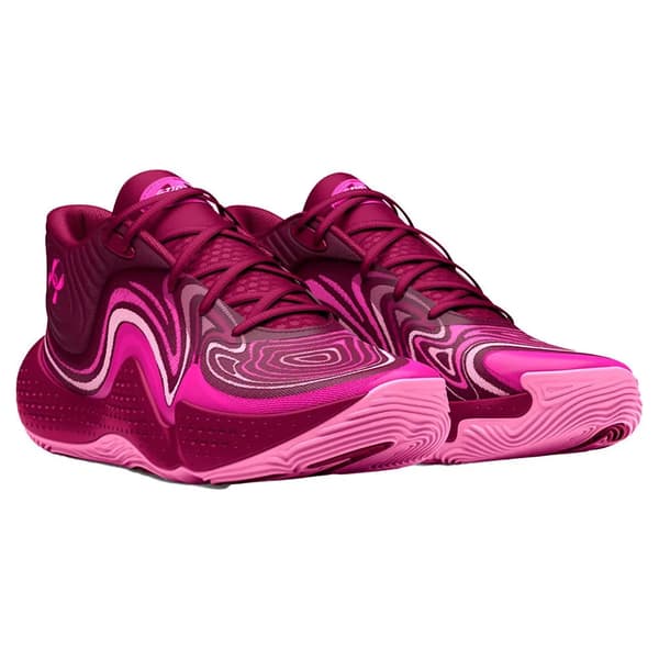 Under Armour Spawn 6 Mid Koripallokengät Lila