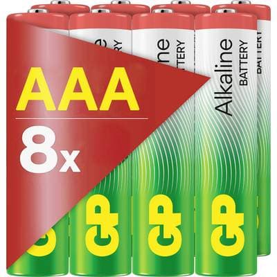 GP gpalk24a787c8 AAA Alkaline Paristo 1.5V 8-pack