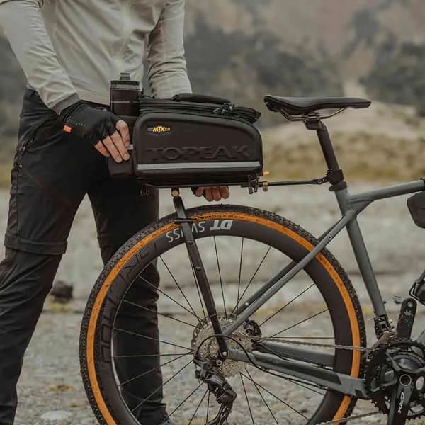 Topeak eyelet mount Silver pannier rack
