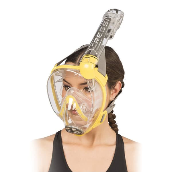 Cressi Duke Masque de Plongée Jaune S/M