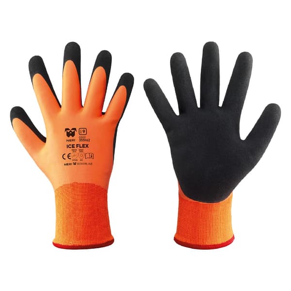 Neri Ice Flex termohandsker Orange/Black