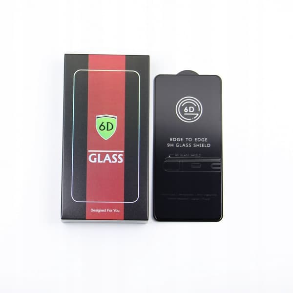 Telforceone 6d hærdet glas sort 10-pak