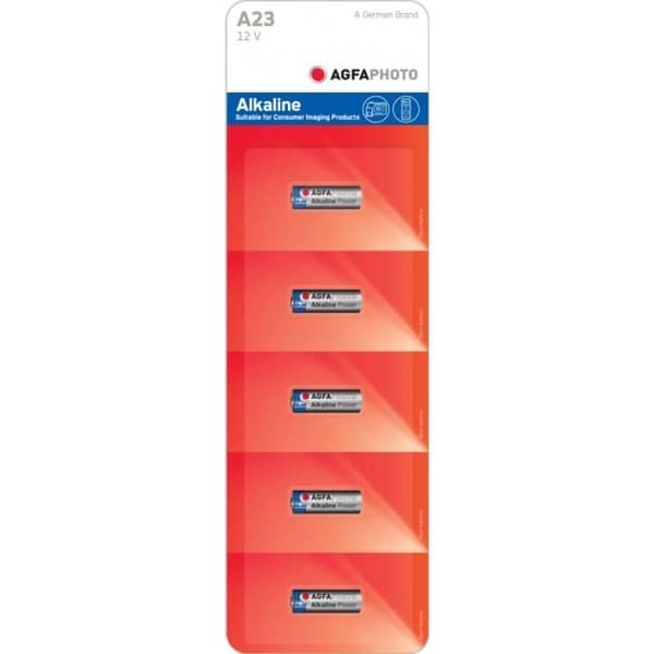 Agfa A23 Alkaline Batterier 5-pack