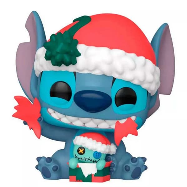 Funko figurine stitch unwrapping gift 1522