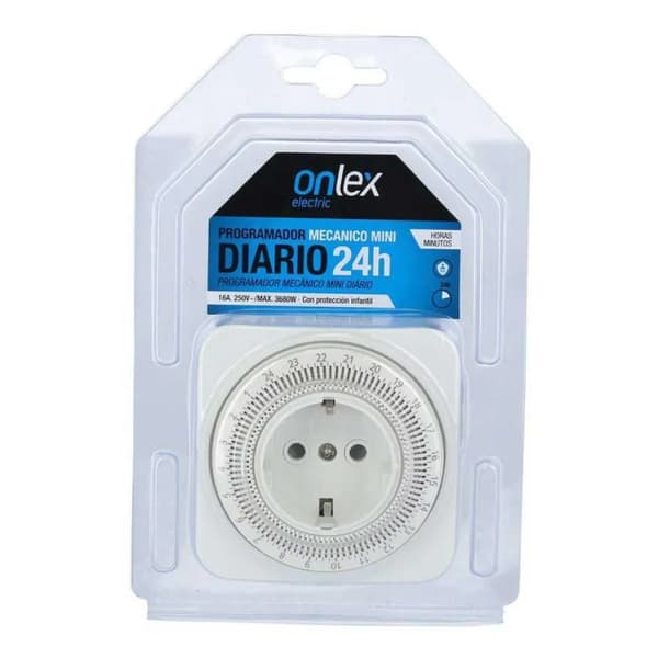 Onlex Mini Daily Mekanisk Timer Vit