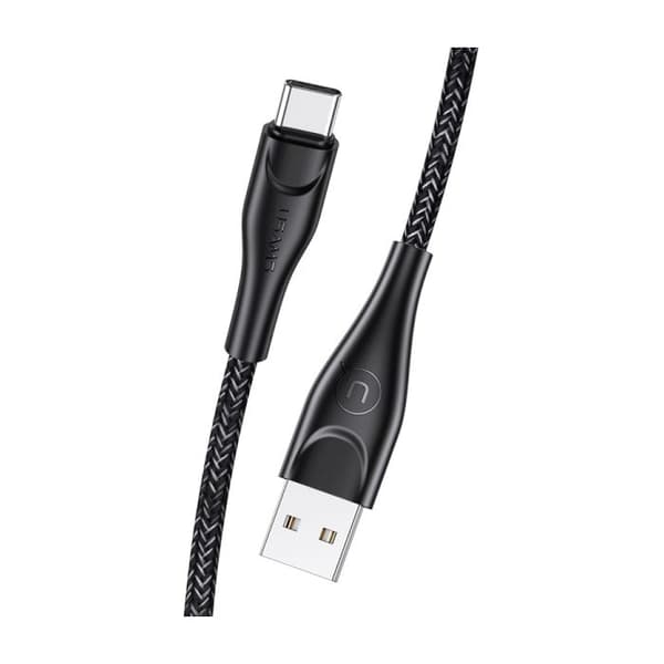 USAMS u41 USB-C kabel 1m 2A sort