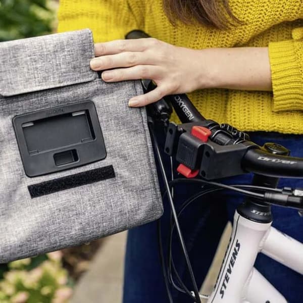 Klickfix Roomy Styretaske Sølv 4L
