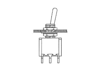 Velleman dpdt on-on 5A