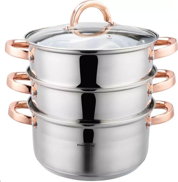Klausberg 7732 dampkoger sæt 4L roséguld 22cm