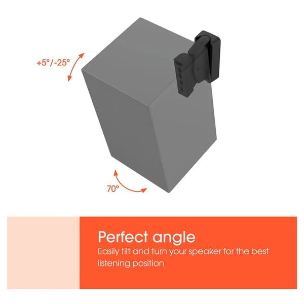 Vogel's SWM 3021 højttaler vægmontering sort