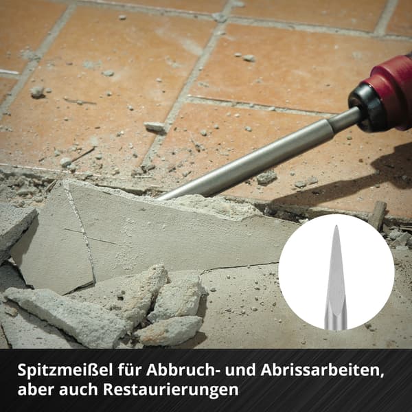 Einhell sds plus talttasarja 3 osaa 250 mm