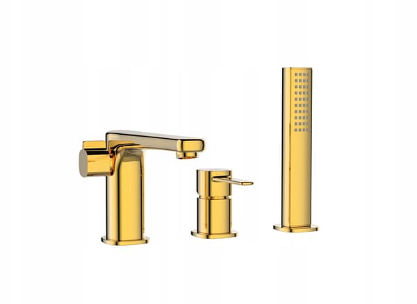 Invena GLAMOUR badekran i guld