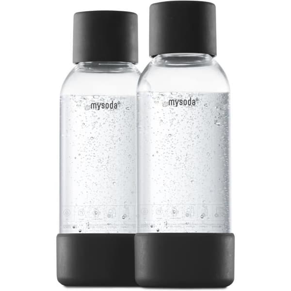 mysoda 2pb905f-b svarta flaskor 0.5L pack av 2