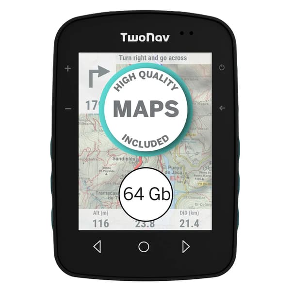 TwoNav Terra GPS navigator sort 64 Go