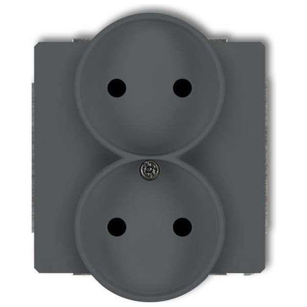 Karlik 28dgpr-2 kaksoispistorasia matta musta