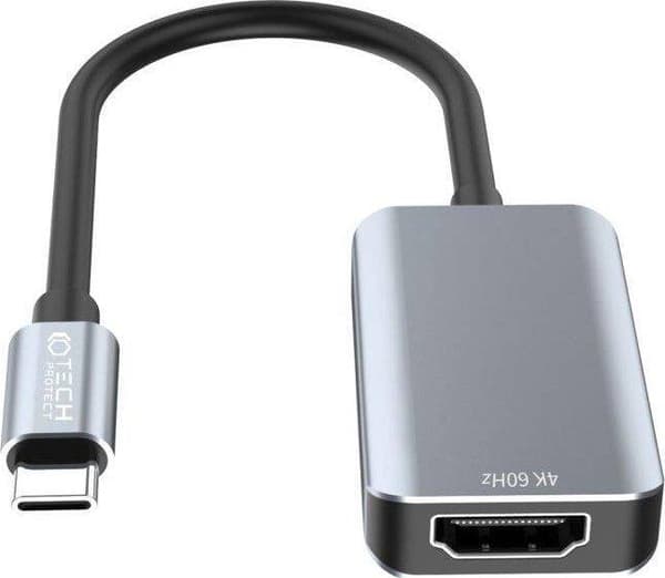 Tech-Protect Ultraboost HDMI-adapter 4K 60 Hz svart