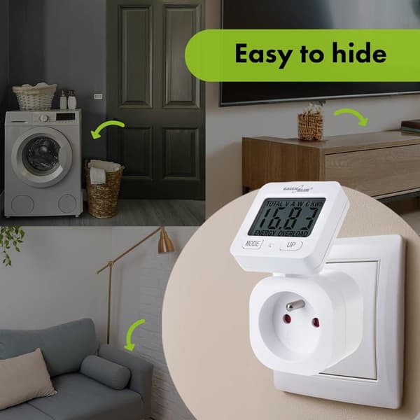 GreenBlue Energimåler 3680W hvid