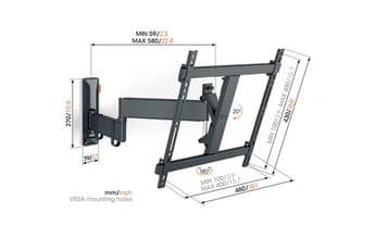 Vogel's TVM 3445 Full Motion+ Seinäteline Musta