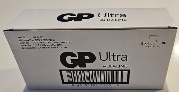 GP aaa lr03 12-pack alkaliparistot