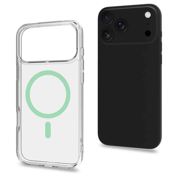 Celly GELSKINMAG Läpinäkyvä iPhone 17 Pro Max -kuori