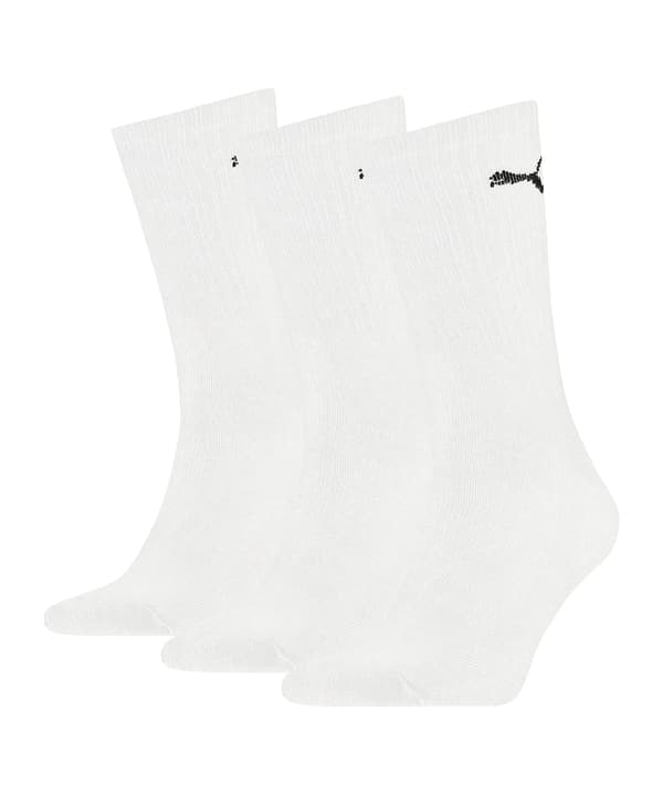 PUMA 906110 crew socks vit 3-pack