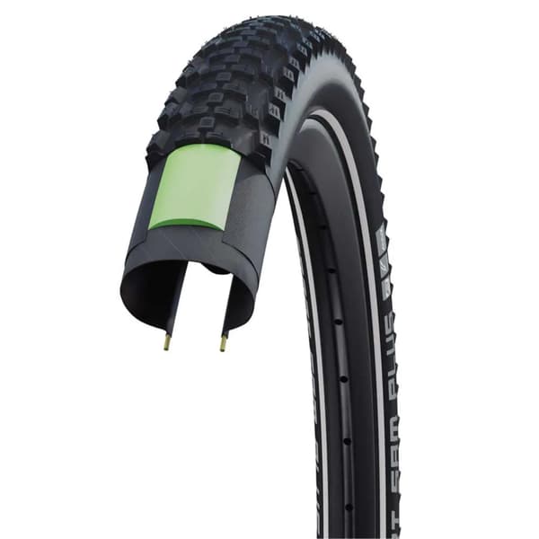 Schwalbe smart sam plus Musta/Heijastava