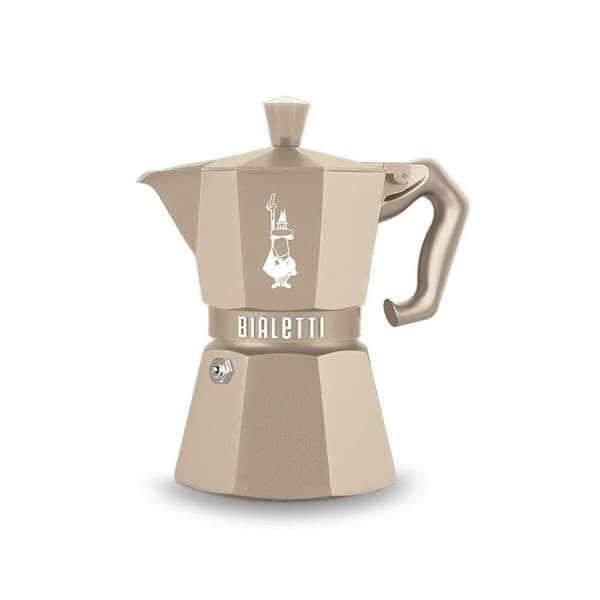 Bialetti Moka Exclusive 3 Kopper Sandy