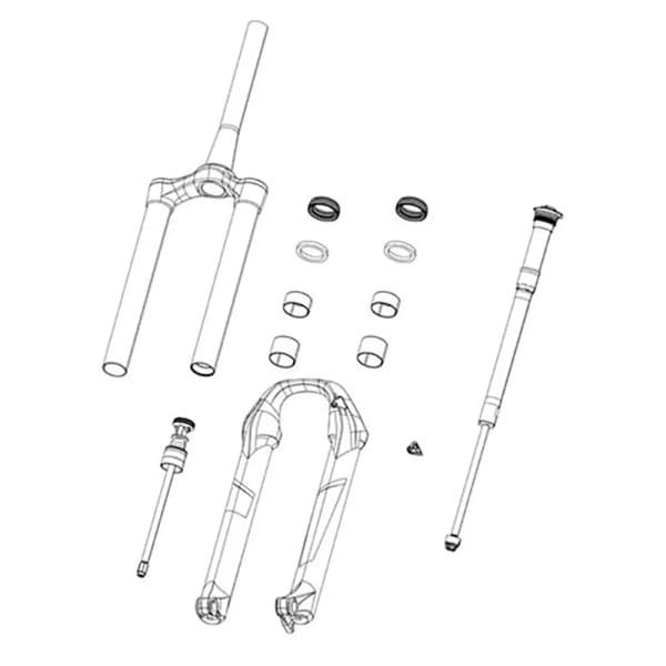 RockShox zeb a1 topcap kit svart