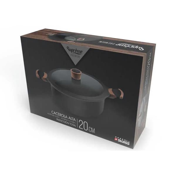 Supreme High Xylan Gryde 20 cm Sort