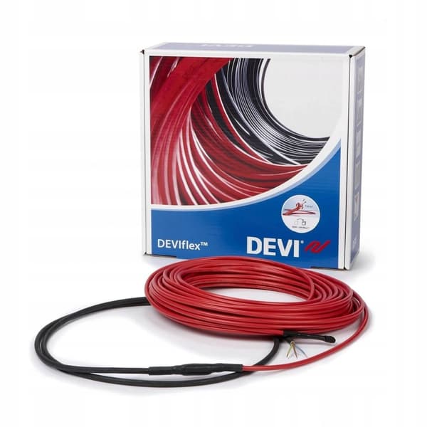 Top Ten deviflex 18t lämmityskaapeli punainen 1625W 90m