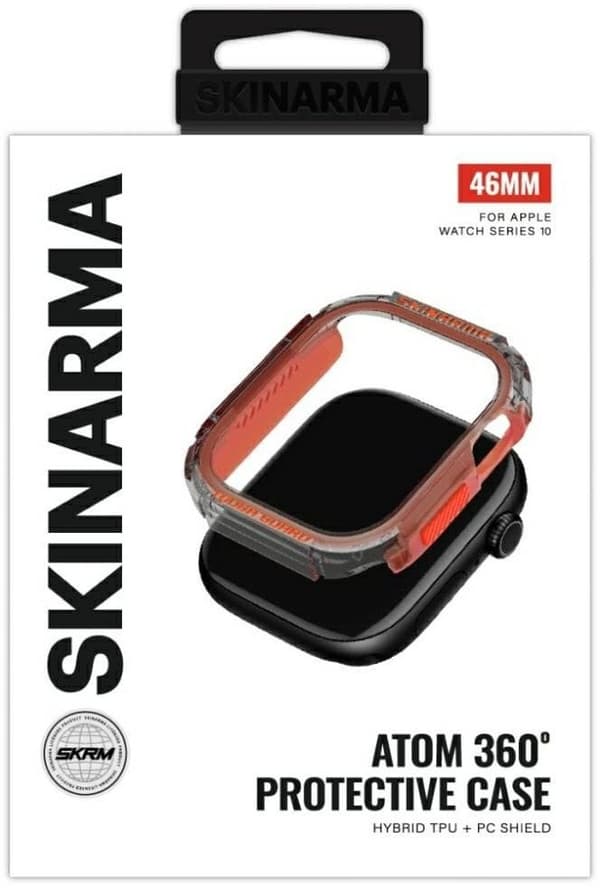 Skinarma Atom Älykellokotelo 46mm Sienna