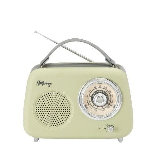Halterrego radio retro vert olive avec Bluetooth 5.0