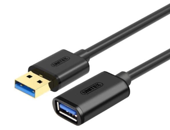 Unitek y-c459gbk USB forlængerkabel 2m sort