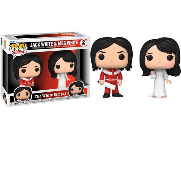 Funko The White Stripes - Pack 2 Figurines Pop! Jack White & Meg White
