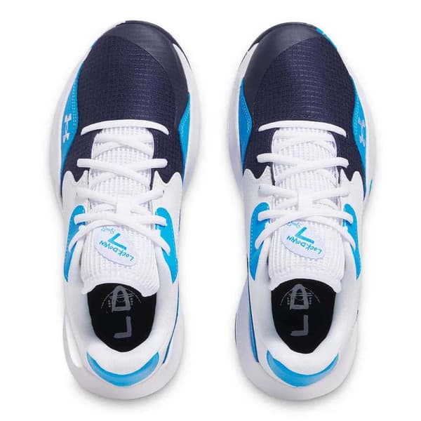 Under Armour lockdown 7 low Navy Blue/White/Electric Blue
