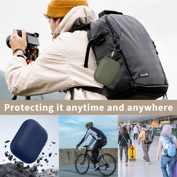 Tech-Protect silikoneetui AirPods Pro 3 lilla