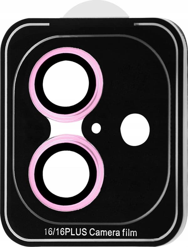 etumi iPhone 16 skydd i glas, 9H hårdhet, rosa