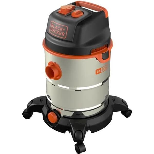 Black & Decker BXVC30XTDE 30L Silver Våt- och torrdammsugare