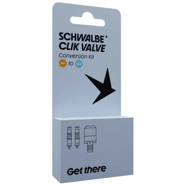 Schwalbe dv-scv venttiiliadapteri sarja Harmaa/Musta