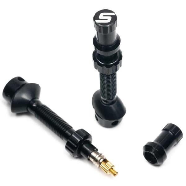 Stan's universal+ ventil för tubeless däck, svart
