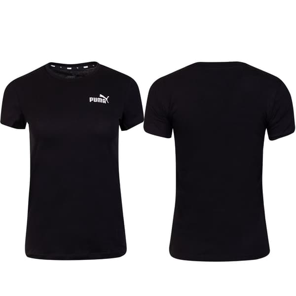 PUMA essentials+ embroidery tee musta